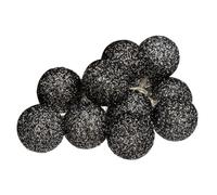 Atmosphera - Guirlande LED à pile 10 boules - noir - L165 cm