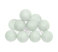 Atmosphera – Guirlande LED 10 boules à pile 165 cm vert céladon