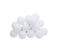 Atmosphera - Guirlande LED à pile 16 boules - blanc - L255 cm