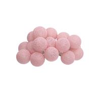 Guirlande Led 16 Boules - Rose Clair Rose