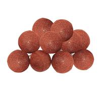 Atmosphera - Guirlande led à pile Tara 10 boules lumineuses L165cm - Terracota