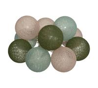 Guirlande Led pile 10 boules ""Army"" D6 - Atmosphera createur d'interieur