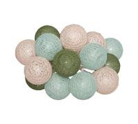 Atmosphera Créateur d'intérieur - Guirlande Led 16 Boules Army 255cm Multicolore Multicolore G