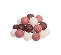 Guirlande Led pile 16 boules ""Dune"" D3,5cm - Atmosphera createur d'interieur