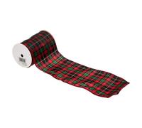 Atmosphera - Guirlande Ruban à Motif Tartan 5m x12