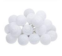 Atmosphera - Guirlande sur secteur LED 20 boules - Blanc Blanc G
