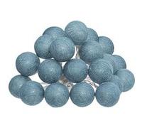 - Guirlande sur secteur LED 20 boules - Bleu canard