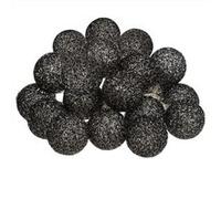 Atmosphera - Guirlande sur secteur LED 20 boules - Noir argenté Noir G