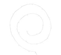 Atmosphera - Guirlandes - 100 micro LED - argent et blanc chaud - L1000 cm