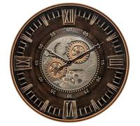 Atmosphera - Horloge avec mécanisme en métal - Diam 59 cm - Marron