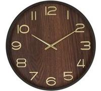 Atmosphera - Horloge en bois - Diam 38 cm - Marron foncé Marron G