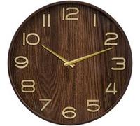 Atmosphera - Horloge en bois - Diam 55 cm - Marron Marron G