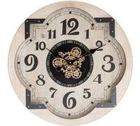 Atmosphera - Horloge en bois MCKENZIE - Beige - Mckenzie Beige
