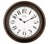 Atmosphera Horloge Ilan à moulures en plastique - Diamètre de 40 cm