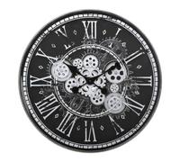 Horloge ""Izia"" noir et blanc D51cm - Atmosphera createur d'interieur