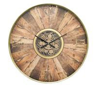 Atmosphera - Horloge Keane Marron d80cm