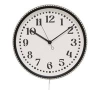 Atmosphera - Horloge LED Mehdi d.29cm Noir