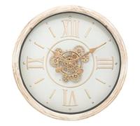 Horloge ""Sonika"" beige D49 5cm - Atmosphera Créateur d'intérieur