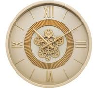 Atmosphera - Horloge murale en métal VINTAGE - Gris métallisé - VINTAGE Gris G