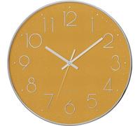 Atmosphera | Horloge murale - Laure - 30 cm - Jaune - Design classique - Fonctionnelle et stylée