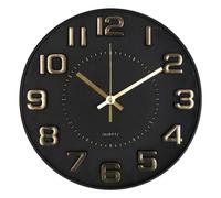 Atmosphera - Horloge Relief Doris Noir d30cm