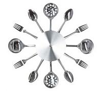 Atmosphera Horloge ustensiles en métal - Diamètre de 38 cm