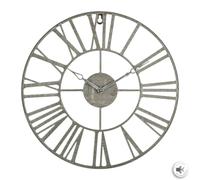 Atmosphera - Horloge Vintage Grise - métal D37 cm