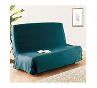 Atmosphera - Housse de clic-clac - Coton - Bleu Canard - 140x200 cm