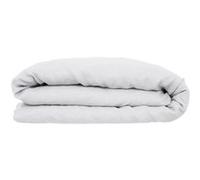 Atmosphera - Housse de couette 2 places en lin 260x240 - Blanc Blanc G