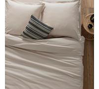 Atmosphera – Housse de couette « Carina » – Coton beige – 140 x 200 cm
