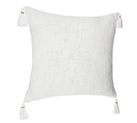 Créateur d'intérieur - Housse de Coussin "Slub" 40x40cm Blanc