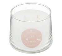 Atmosphera Créateur d'intérieur - Bougie Parfumée en Verre Izor 300g Fleur de Coton Multicolore G