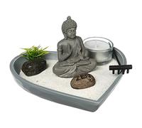 Atmosphera - Jardin Zen - Bois - 16-5x3 cm - Gris