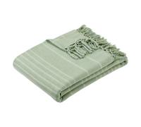 Atmosphera - Jeté de lit Anjali 230x250 Vert céladon en Coton