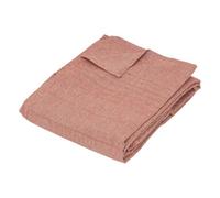 Atmosphera - Jeté de lit Pollie Coton 220x240cm - Terracotta