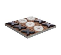 Atmosphera - Jeu Morpion - Bois 35x35 cm