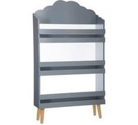 Atmosphera Kids - Bibliothèque enfant Nuage - 58 x H. 100 cm - Gris Gris G
