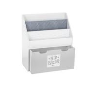 Atmosphera Kids - Bibliothèque enfant Petit Bazar - L. 62 x H. 70 cm - Gris - Petit Bazar Gris G