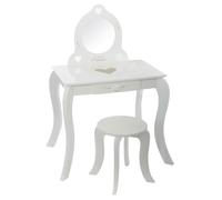 Atmosphera Kids - Coiffeuse enfant avec tabouret Demoiselle - Blanc
