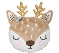 Atmosphera – Coussin enfant Biche Marron 31 x 38 cm