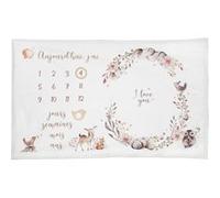 Atmosphera Kids - Couverture âge étape bébé Nature - Rose - Nature Rose G