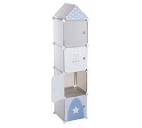 Atmosphera Kids - Meuble de rangement enfant Colonne - 34 x H. 140 cm - Bleu Bleu G