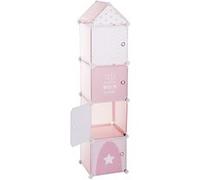 Atmosphera Kids - Meuble de rangement enfant Colonne - 34 x H. 140 cm - Rose Rose G