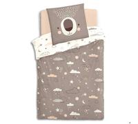 Parure de lit Enfant Ourson - 100% Coton 57 Fils - 140 x 200 cm
