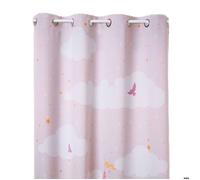 Atmosphera Kids - Rideau occultant enfant Château - 135 x 260 cm - Rose