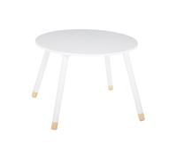 Atmosphera Kids Table Enfant Douceur - Diam. 60 cm - Blanc