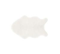 Atmosphera Tapis imitation fourrure enfant Douceur 60 x 90 cm Blanc