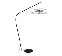 Atmosphera - Lampadaire arc Alara - métal - noir - H177 cm