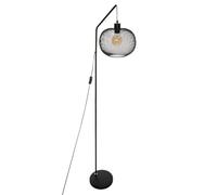 Atmosphera - Lampadaire arc Emie noir - métal H158 cm