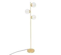 Atmosphera Lampadaire droit en métal H162 cm Doré